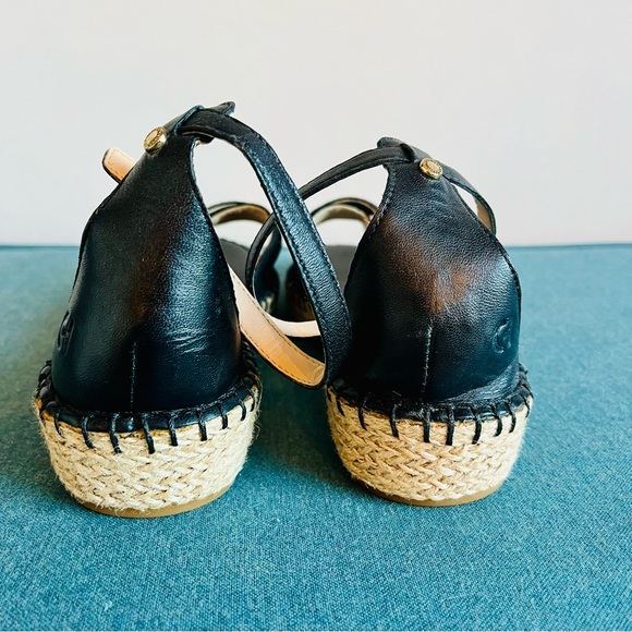 NWOT Cole Haan Black Espadrille Sandals - Picture 6 of 9
